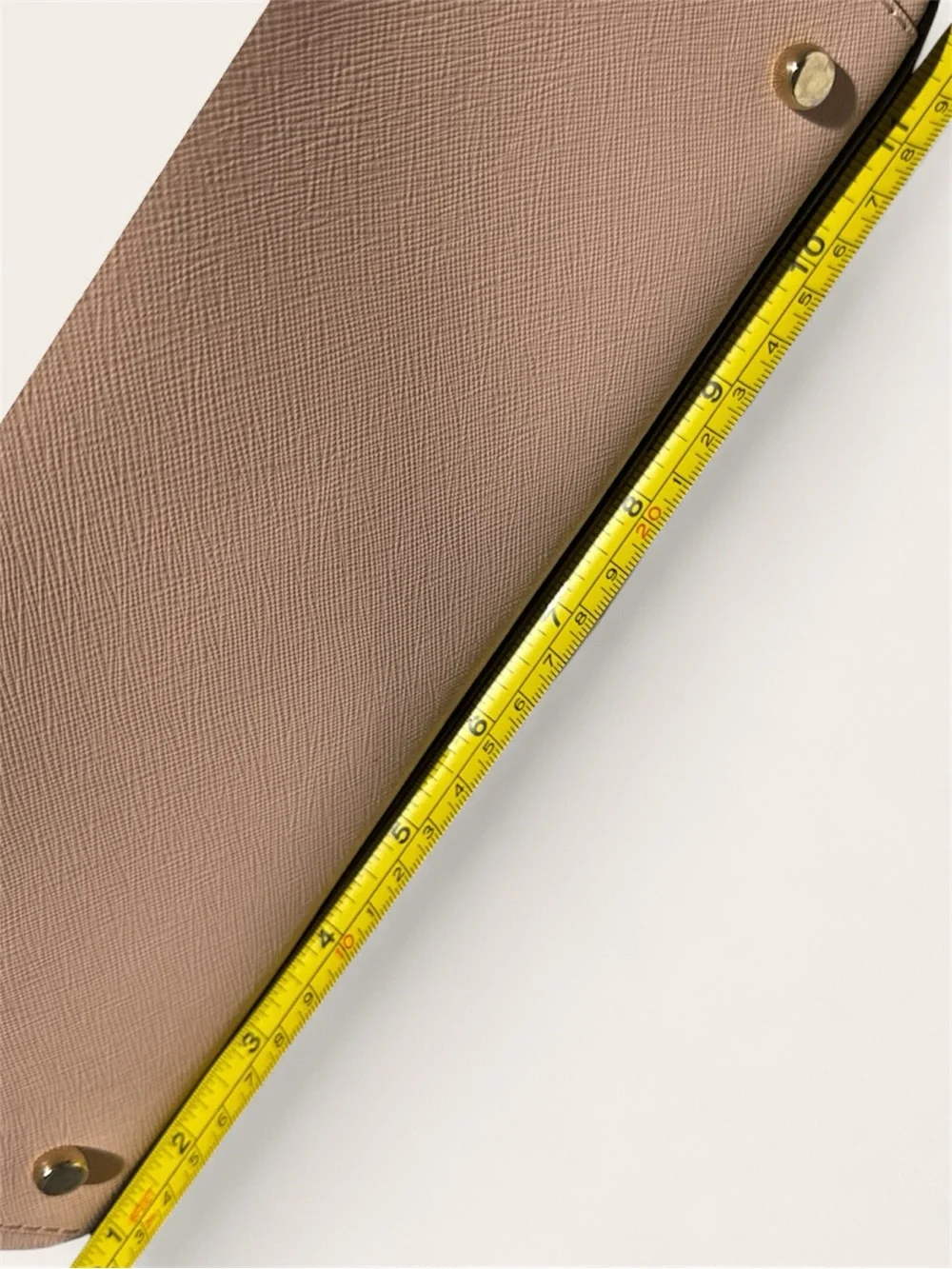 KS Pink Leather Tote Gold Hardware